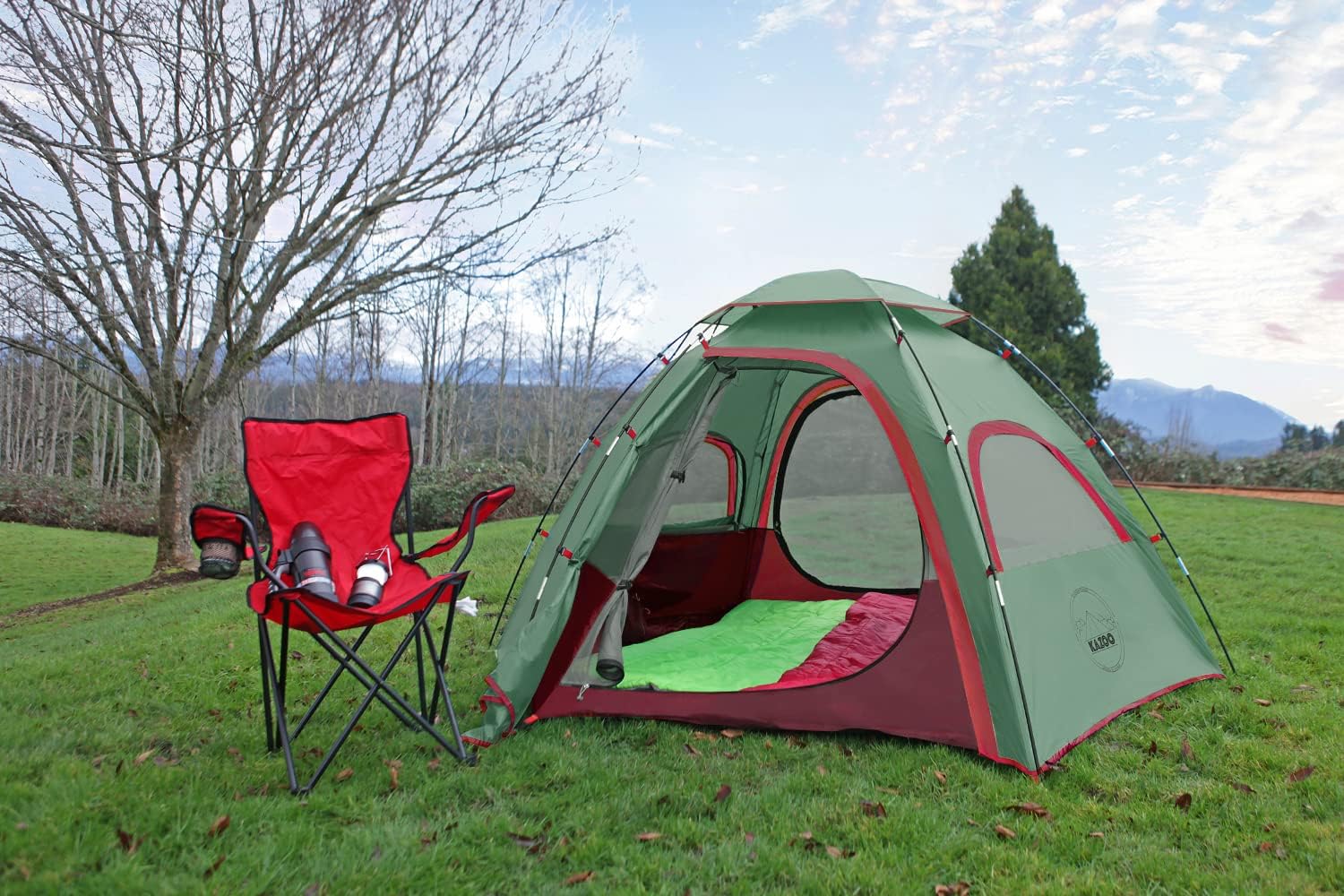 KAZOO Outdoor Tent: Spacious, Waterproof, and Easy to Set Up