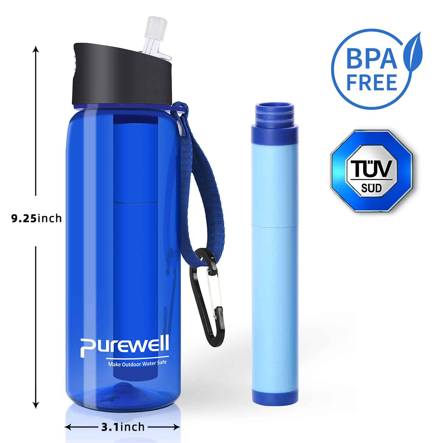 Purewell Filtered Bottle