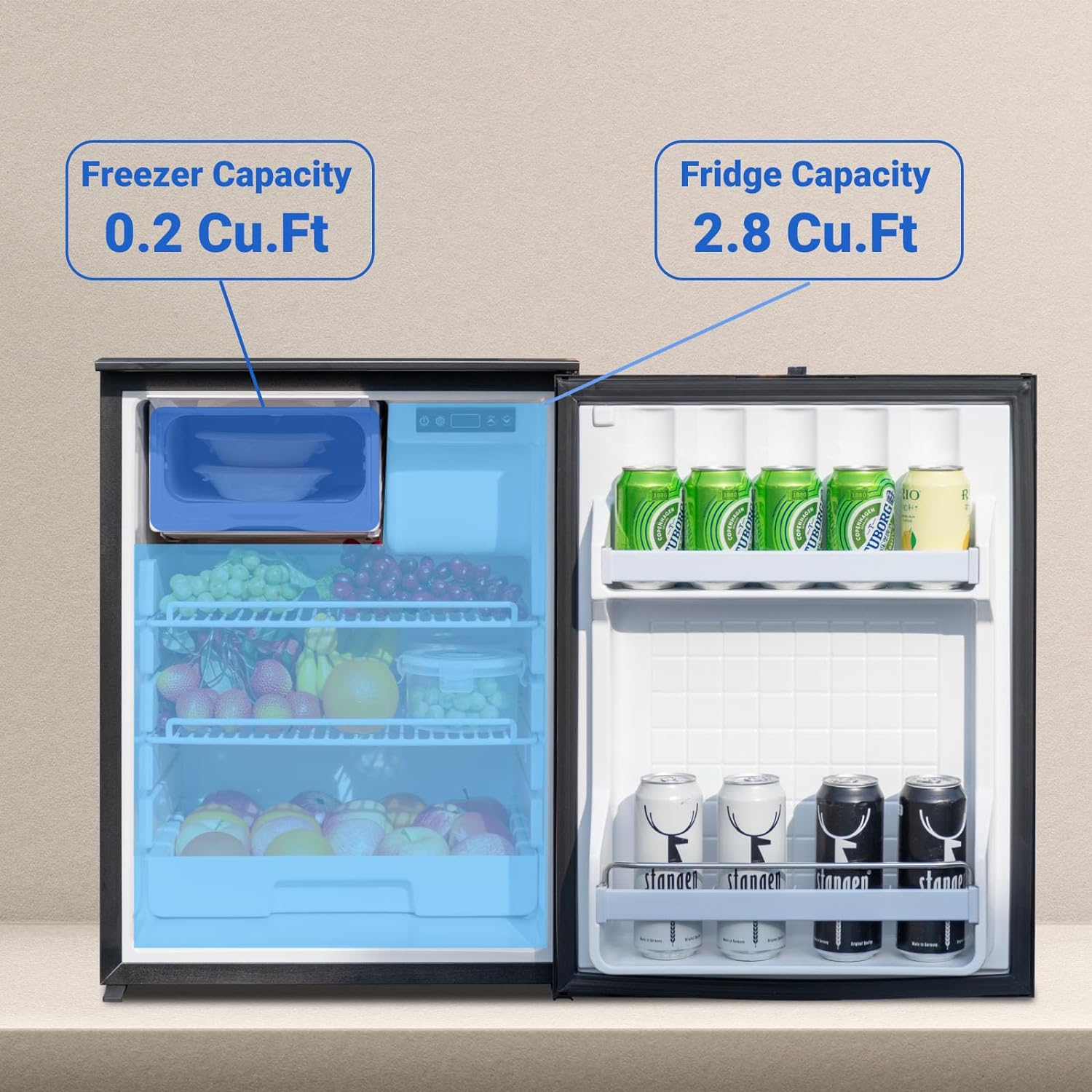 RV Refrigerator for Food Storage