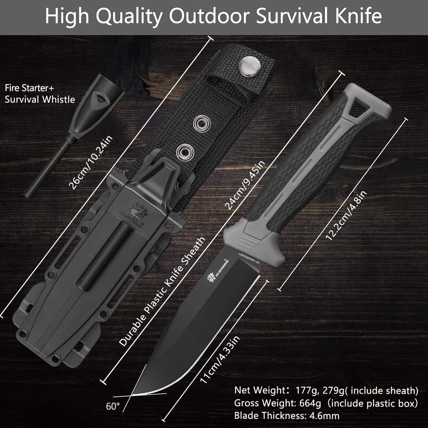 Durable and Versatile Bushcraft Knife for Adventurers