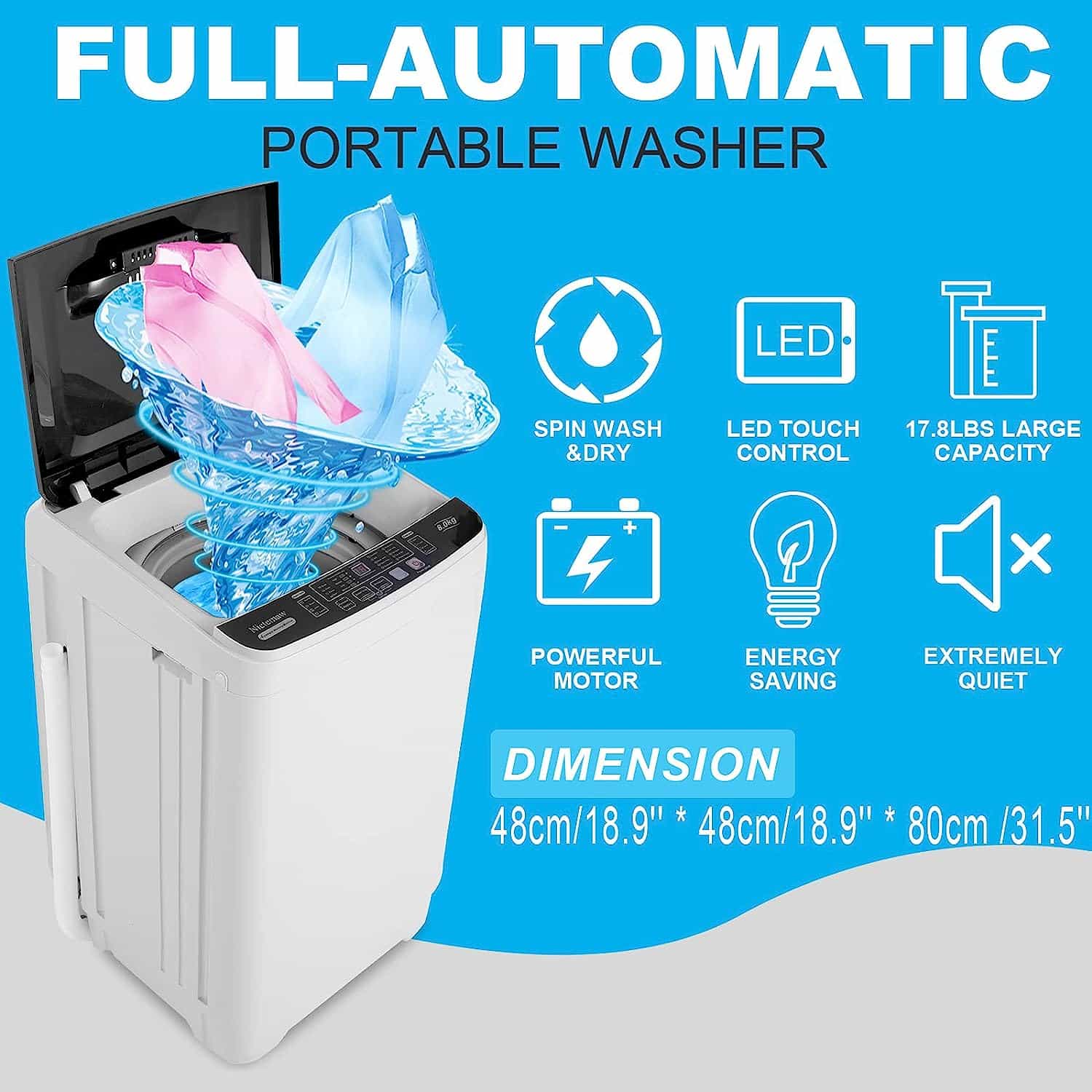 Compact and Efficient Portable Washing Machine Review