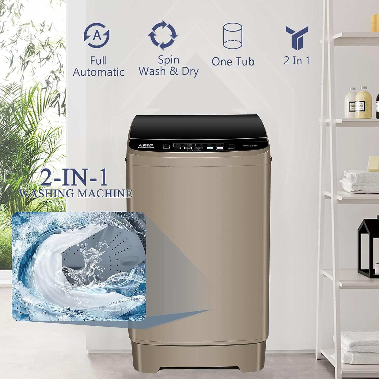 The Portable Washer from KRIB BLING in Small Spaces